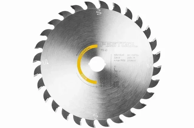 Festool Kreissägeblatt WOOD UNIVERSAL HW 168x20 - Massivholz