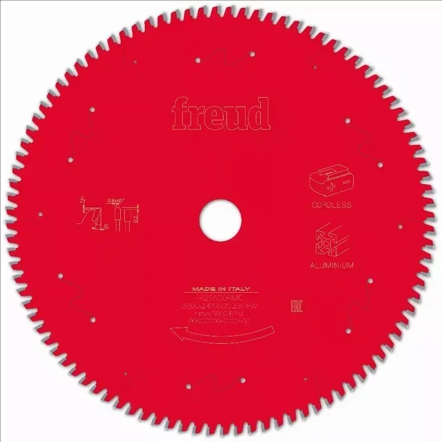 Lame scie circulaire FREUD aluminium cuivre laiton plastique scie onglet F03FS09