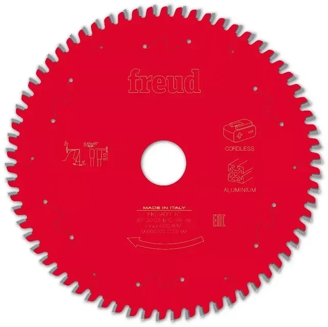 Lame scie circulaire FREUD aluminium cuivre laiton plastique scie onglet F03FS09