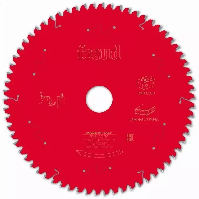 Lame scie circulaire FREUD F03FS - Coupe panneaux agglomérés MDF pour scie sur table