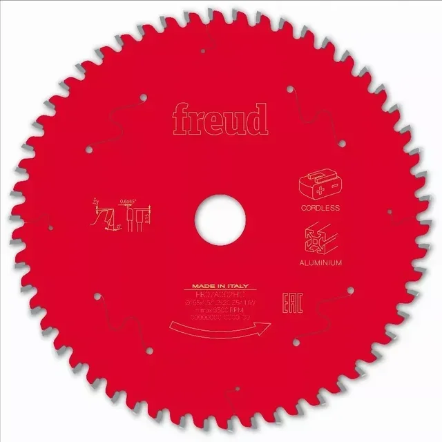 Lame scie circulaire FREUD F03FS aluminium professionnelle carbure TiCo