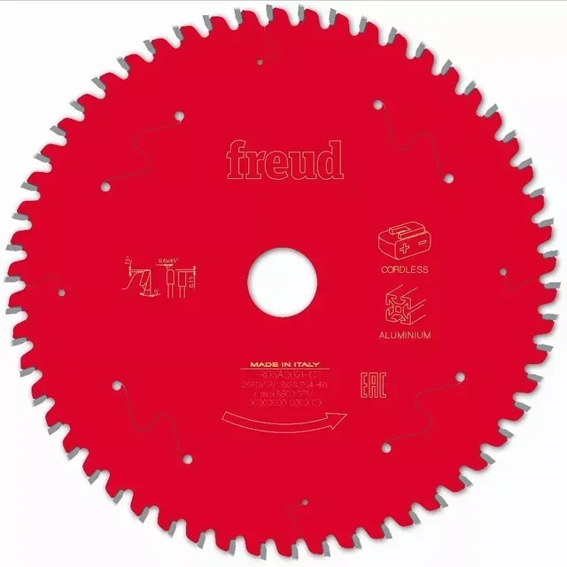 Lame scie circulaire FREUD F03FS aluminium professionnelle carbure TiCo