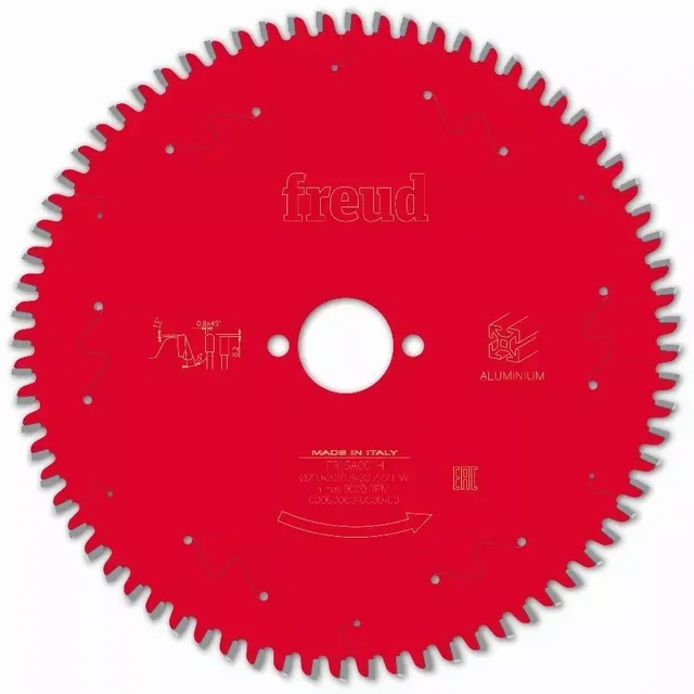 Lame scie circulaire FREUD F03FS aluminium professionnelle carbure TiCo
