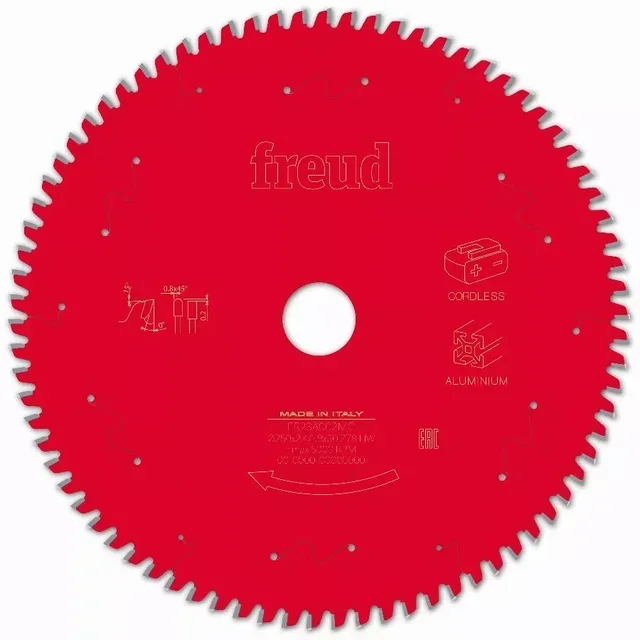 Lame scie circulaire FREUD F03FS aluminium professionnelle carbure TiCo
