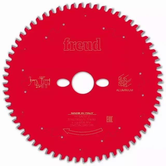 Lame scie circulaire FREUD F03FS aluminium professionnelle carbure TiCo
