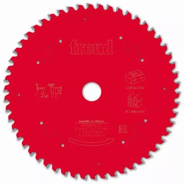 Lame scie circulaire FREUD F03FS aluminium professionnelle carbure TiCo