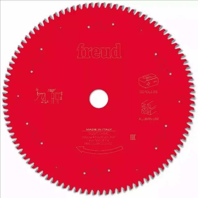 Lame scie circulaire FREUD F03FS aluminium professionnelle carbure TiCo