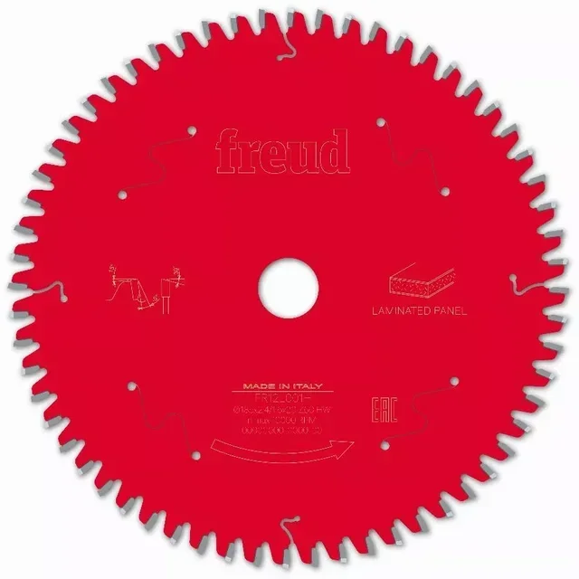 Lame scie circulaire FREUD F03FS TiCo - Coupe optimale mélaminé MDF stratifié