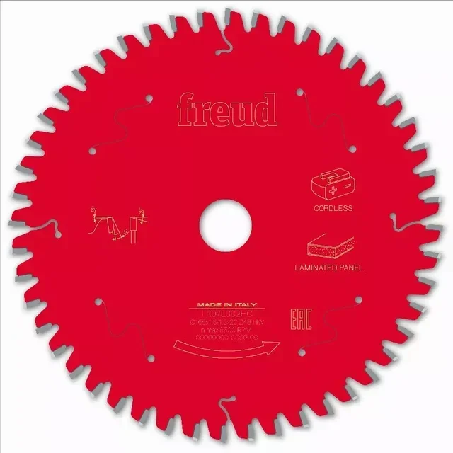 Lame scie circulaire FREUD F03FS TiCo - Coupe optimale mélaminé MDF stratifié