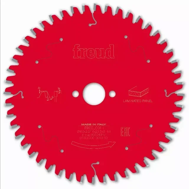 Lame scie circulaire FREUD F03FS TiCo - Coupe optimale mélaminé MDF stratifié