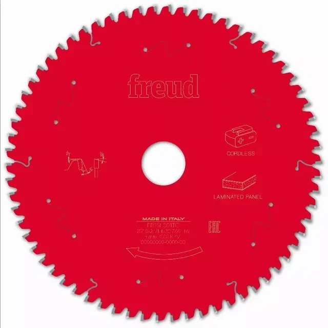Lame scie circulaire FREUD F03FS TiCo - Coupe optimale mélaminé MDF stratifié