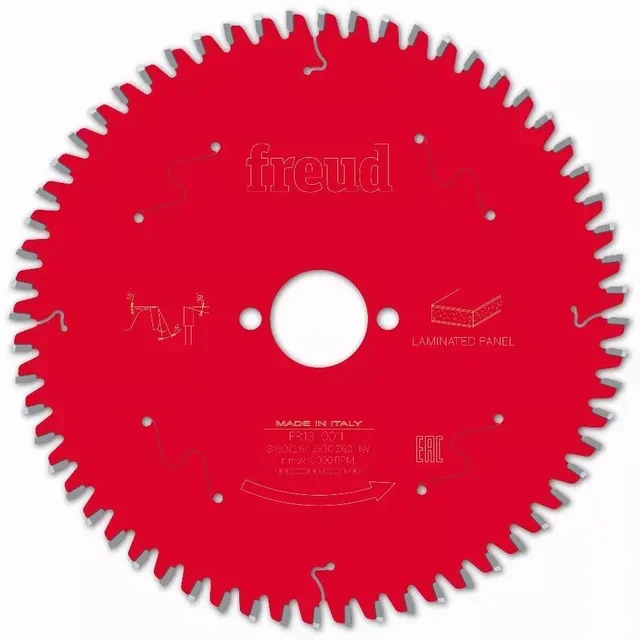 Lame scie circulaire FREUD F03FS TiCo - Coupe optimale mélaminé MDF stratifié