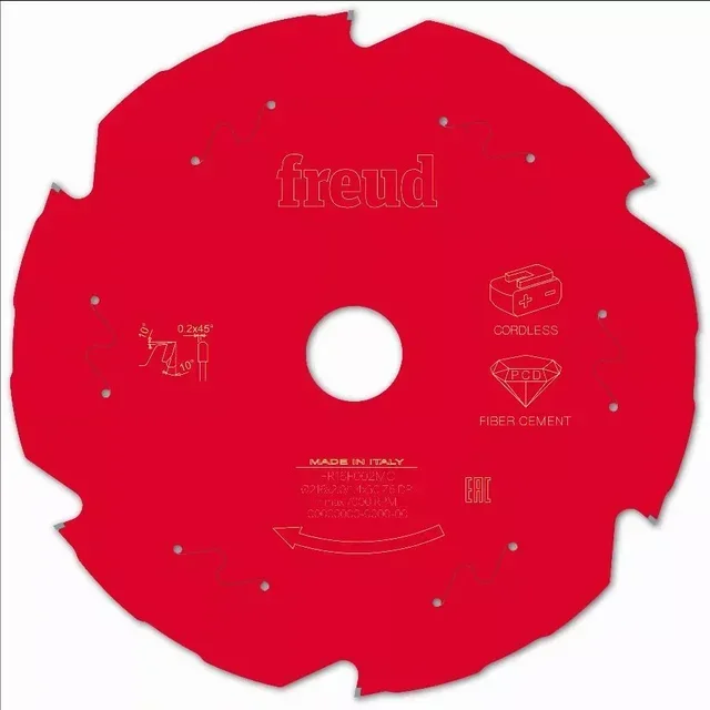 Lame scie circulaire FREUD F03FS diamant fibrociment plâtre