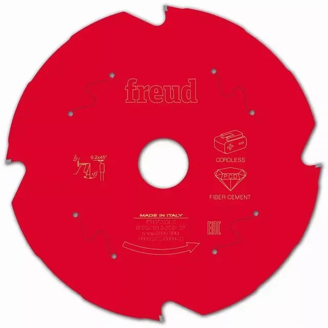 Lame scie circulaire FREUD F03FS diamant fibrociment plâtre
