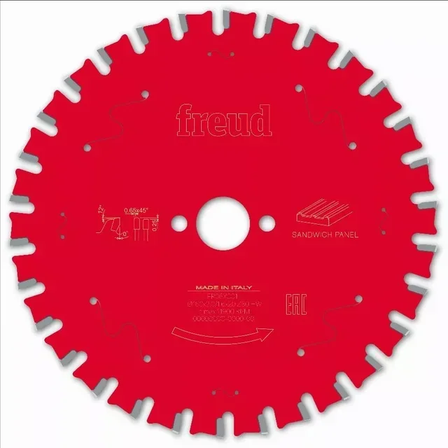 Lame scie circulaire FREUD F03FS carbure TiCo panneaux sandwich