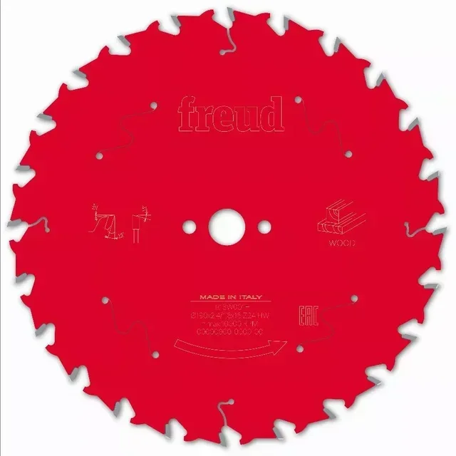 Lama per sega circolare Freud in carburo di tungsteno per legno massello