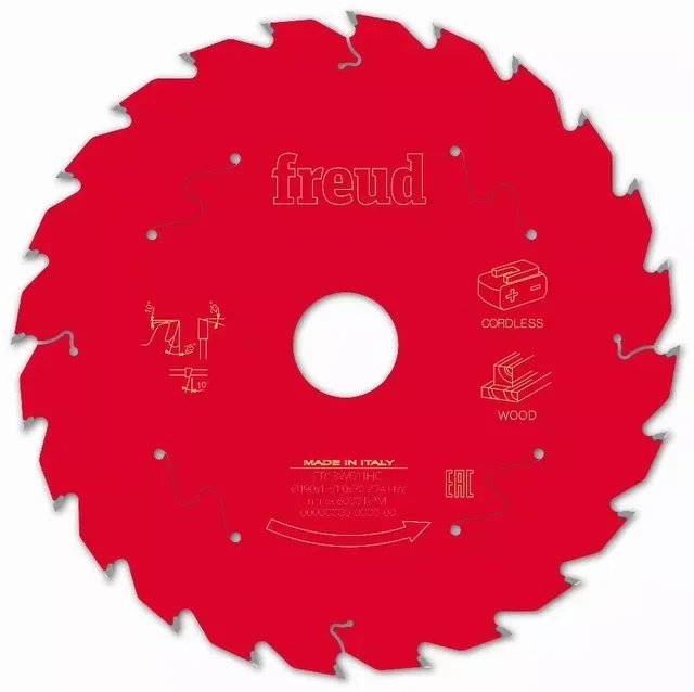 Lama per sega circolare Freud in carburo di tungsteno per legno massello