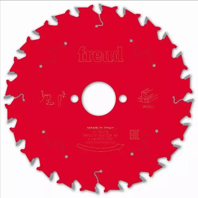 Lama per sega circolare Freud in carburo di tungsteno per legno massello