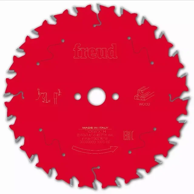 Lama per sega circolare Freud in carburo di tungsteno per legno massello