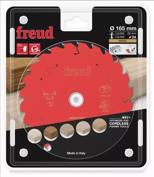 Lama per sega circolare Freud in carburo di tungsteno per legno massello