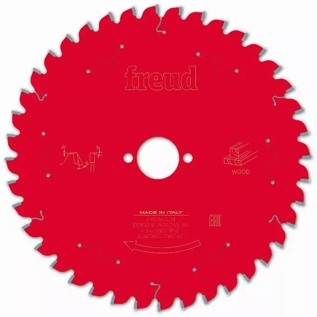 Lama per sega circolare Freud in carburo di tungsteno per legno massello