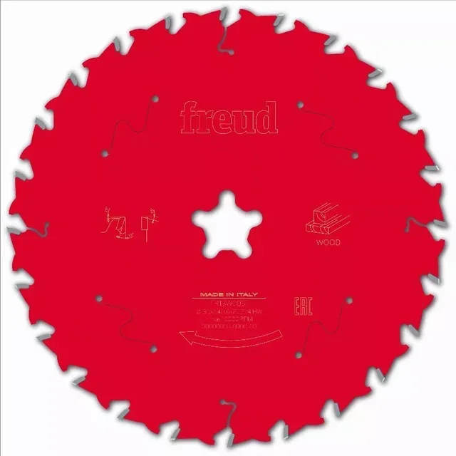 Lama per sega circolare Freud in carburo di tungsteno per legno massello