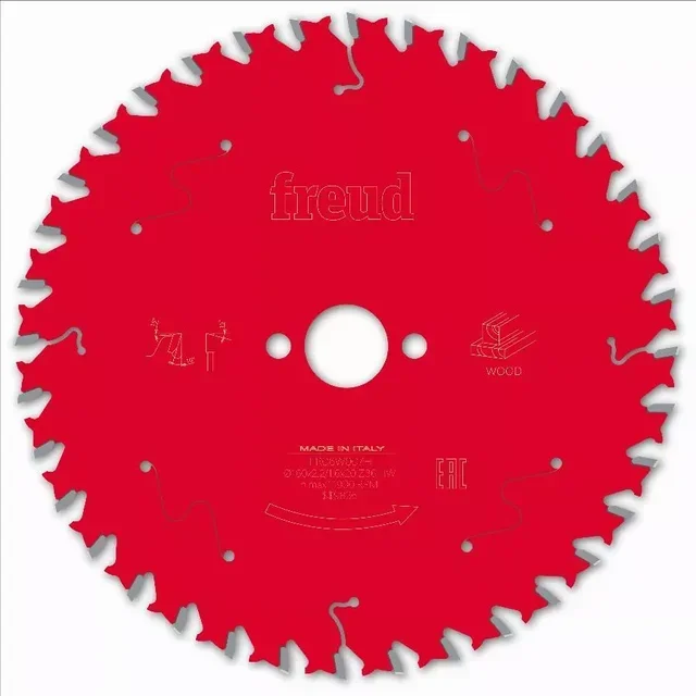 Lama per sega circolare Freud in carburo di tungsteno per legno massello