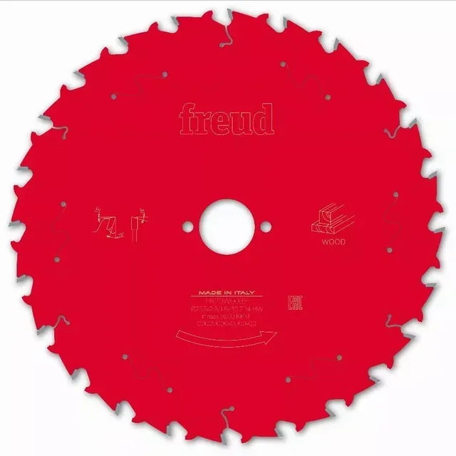 Lama per sega circolare Freud in carburo di tungsteno per legno massello
