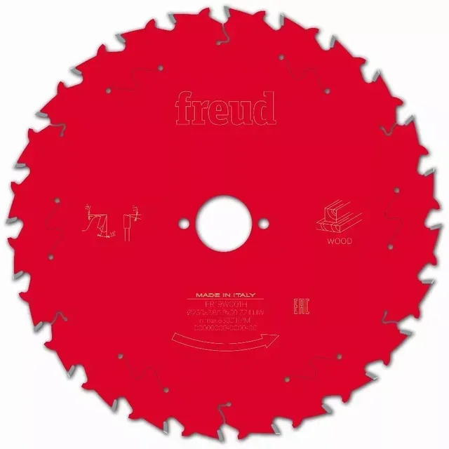 Lama per sega circolare Freud in carburo di tungsteno per legno massello
