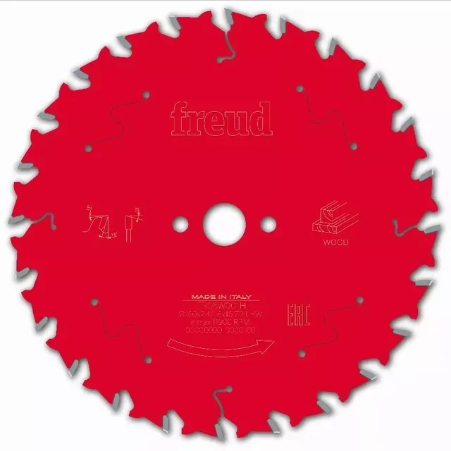 Lama per sega circolare Freud in carburo di tungsteno per legno massello