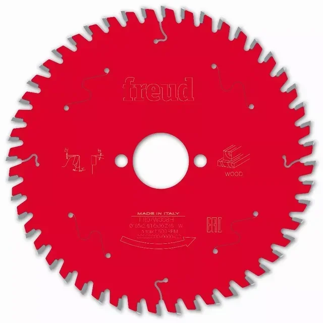 Lama per sega circolare Freud in carburo di tungsteno per legno massello