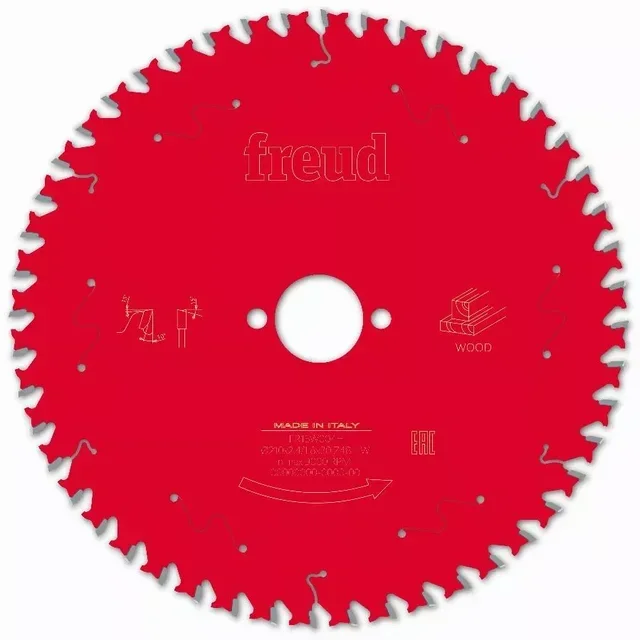 Lama per sega circolare Freud in carburo di tungsteno per legno massello