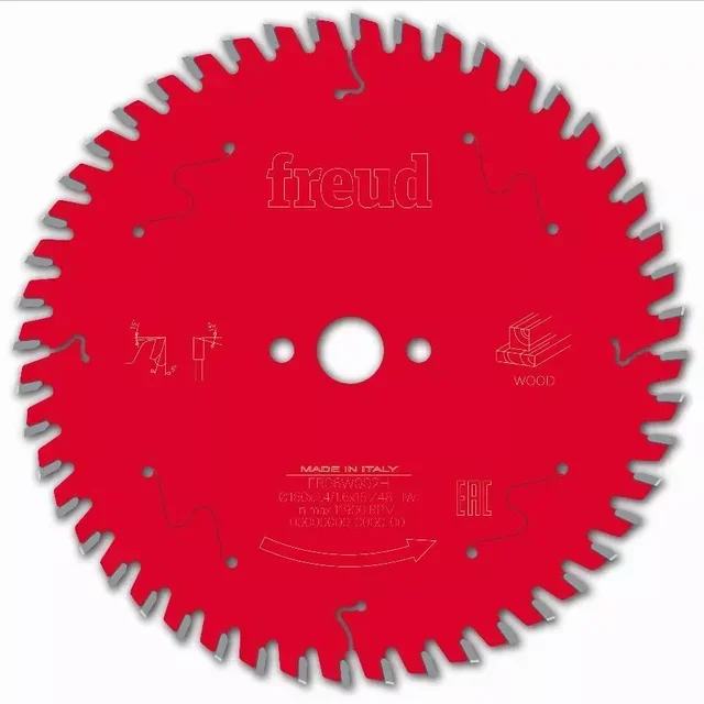 Lama per sega circolare Freud in carburo di tungsteno per legno massello