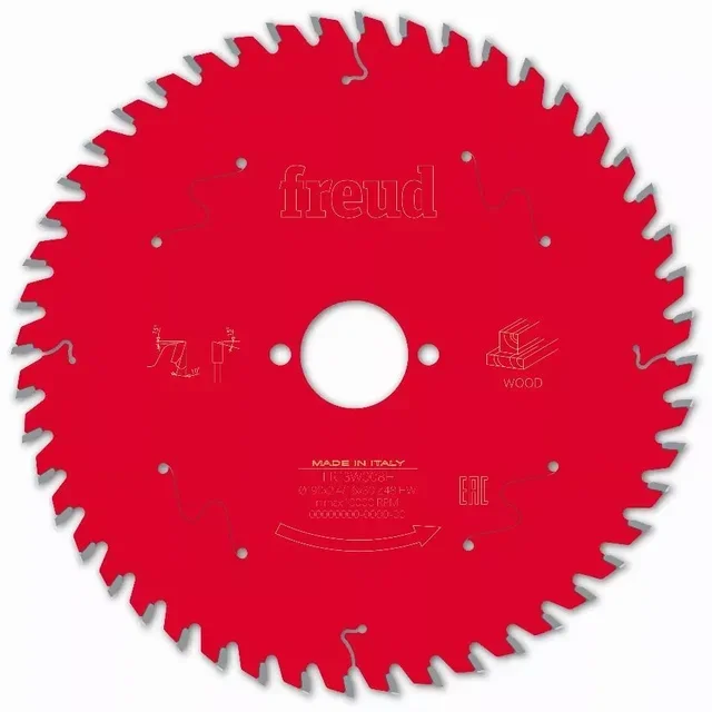 Lama per sega circolare Freud in carburo di tungsteno per legno massello