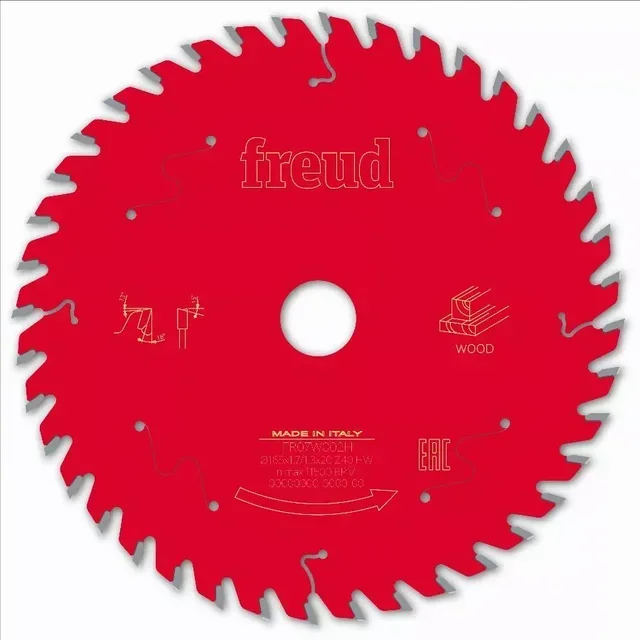 Lama per sega circolare Freud in carburo di tungsteno per legno massello