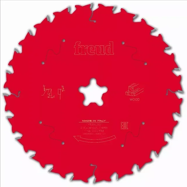 Lama per sega circolare Freud in carburo di tungsteno per legno massello