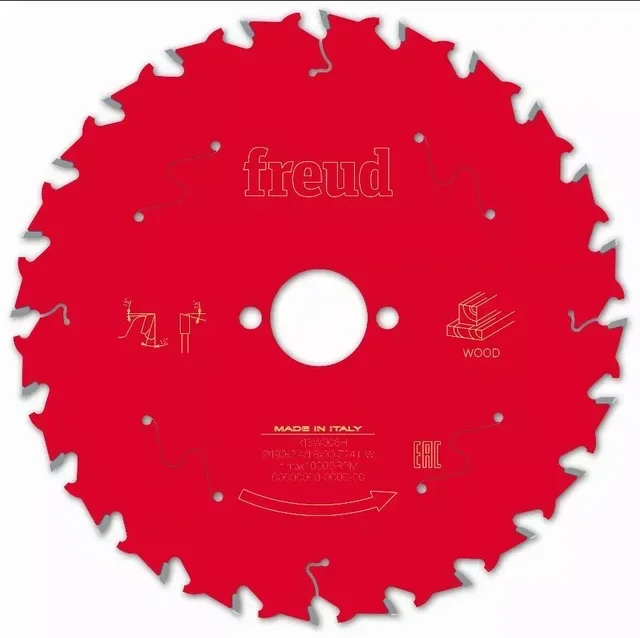 Lama per sega circolare Freud in carburo di tungsteno per legno massello
