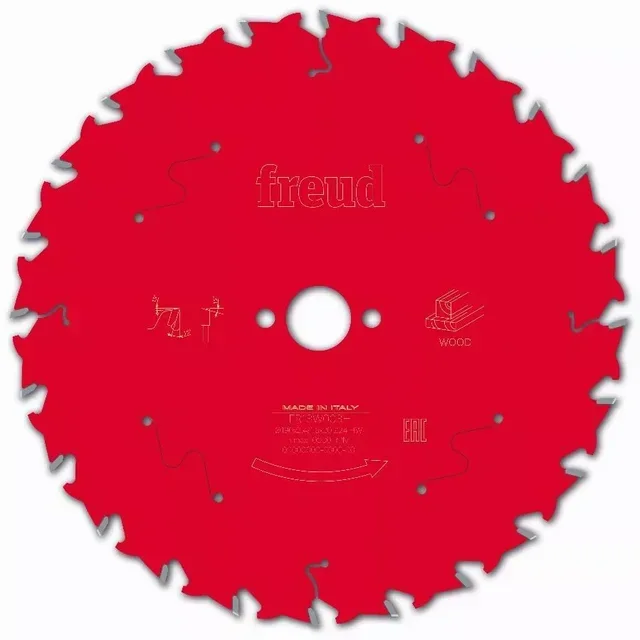 Lama per sega circolare Freud in carburo di tungsteno per legno massello