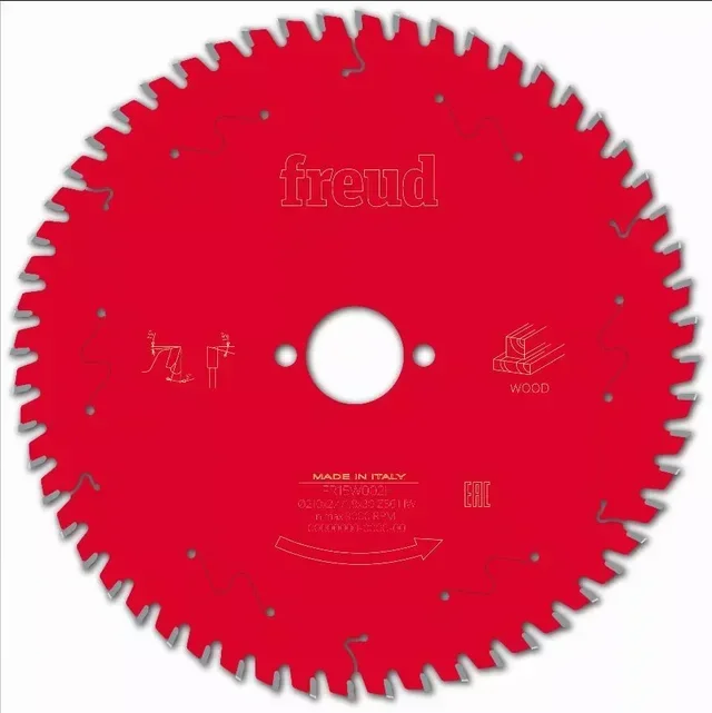 Lama per sega circolare Freud in carburo di tungsteno per legno massello