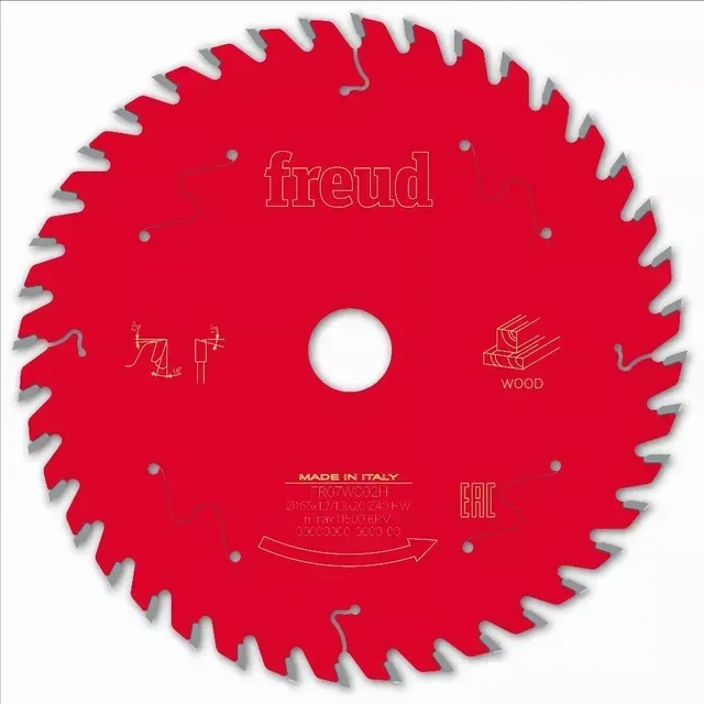 Lama per sega circolare Freud in carburo di tungsteno per legno massello