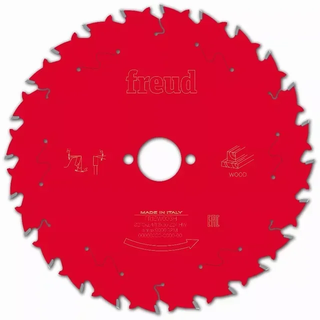 Lama per sega circolare Freud in carburo di tungsteno per legno massello