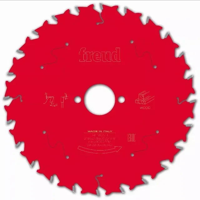 Lama per sega circolare Freud in carburo di tungsteno per legno massello