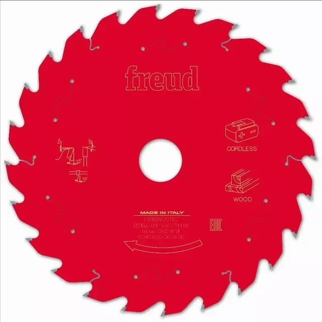 Lame scie circulaire 216mm 24 dents Freud F03FS10070 carbure TiCo bois