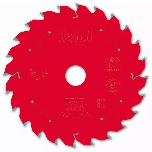 Lame scie circulaire FREUD Ø140 mm 24 dents carbure TiCo bois alu