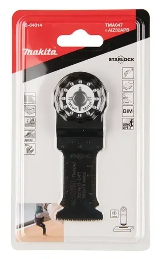 Lame scie oscillante BIM bois métal MAKITA 28x50mm B-64814 Starlock