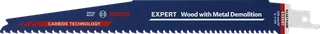 Lame scie sabre Bosch Expert S 1167 XHM 225 mm démolition bois métal carbure
