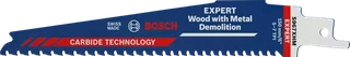 Lame scie sabre Bosch Expert Carbure S 967 XHM 150mm bois métal 10 pièces