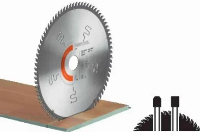 Lame scie TF80L Festool 254x2.4x30 mm - Dents fines TKS 80 - Plaques stratifiées et mélaminé - Réf. 575977