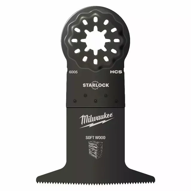 MILWAUKEE Wood Multi-Tool Blade 65x42mm Ref. 48906005 Oscillating Saw Blade