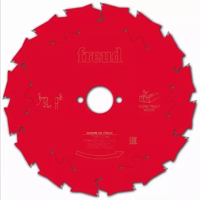 Lame scie circulaire FREUD bois construction palettes clous béton carbure